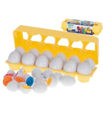 Set 12 oua cu cifre, joc montessori de potrivire si asociere