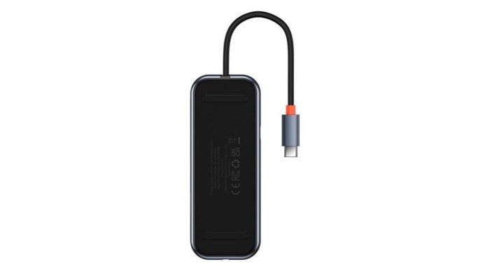 Baseus AcmeJoy Hub 4in1 Series USB-C 3xUSB 3.0 + USB-C PD (gri &icirc;nchis)