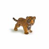 Figurina Pui de Tigru Papo, Plastic, Multicolor, 3+ ani, Animale Salbatice, Jucarie Copii