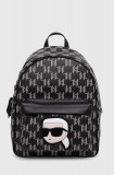 Cumpara ieftin Karl Lagerfeld rucsac culoarea negru, mare, modelator