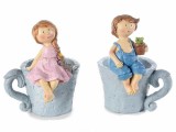 Cumpara ieftin Set 2 figurine polirasina Copii 10x9x13 cm
