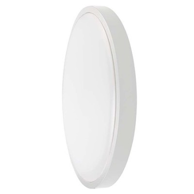 Plafoniera 18w ip44 4000k alb neutru - alb foto