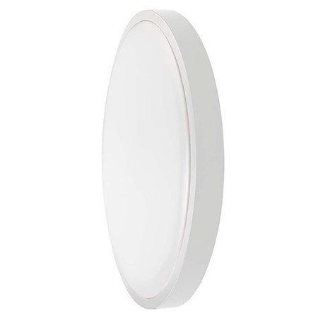 Plafoniera 18w ip44 4000k alb neutru - alb