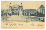 4928 - TIMISOARA, Tramway, Railway Station, Romania - old postcard - used - 1909, Circulata, Printata