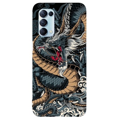 Husa compatibila cu Oppo Find X3 Lite model Dragon, Silicon, TPU, Viceversa foto