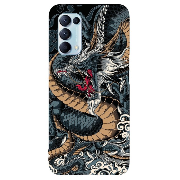 Husa compatibila cu Oppo Find X3 Lite model Dragon, Silicon, TPU, Viceversa