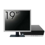 Pachet Calculator Second Hand HP EliteDesk 800 G5 SFF, Intel Core i5-9500 3.00-4.40GHz, 8GB DDR4, 256GB SSD + Monitor 19&amp;quot; NewTechnology Media