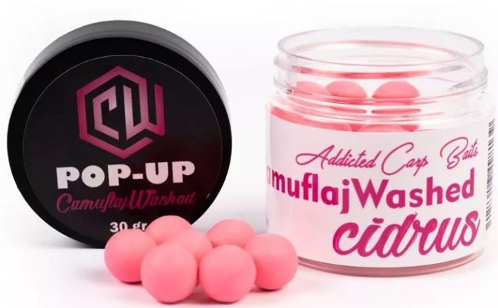 Pop Up Addicted Carp Baits Washed Infinity, Camuflaj, Cidrus, 10mm