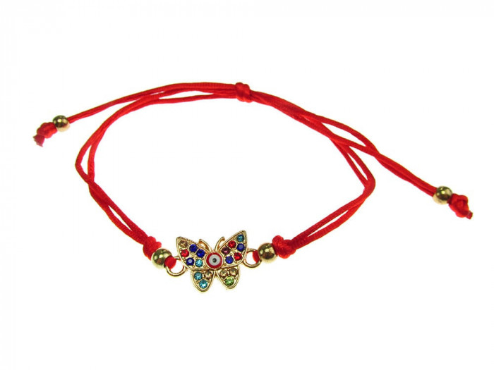 Bratara-martisor fluture anti-deochi