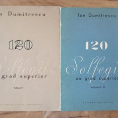 120 Solfegii de grad superior 1,2- Ion Dumitrescu