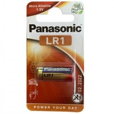 PANASONIC - Baterie alcalina LR1 de 1,5V intr-un blister 1 pachet foto
