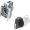 Comutator rotativ negru 22mm 3A/240VAC 0,55A/125VDC