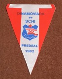 Fanion - DINAMOVIADA de SCHI - Predeal 1982 (fara bara de sustinere si snurul de agatat)