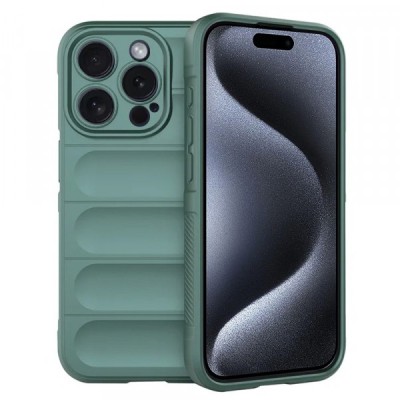 Husa pentru Apple iPhone 15 Pro, Techsuit, Magic Shield, Verde foto