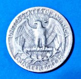 SUA QUARTER DOLLAR 1946 LITERA S ARGINT STARE F BUNA