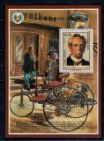 Paraguay 1986 - Masini de epoca, Benz, colita neuzata