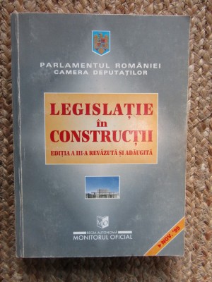 LEGISLATIE IN CONSTRUCTII foto