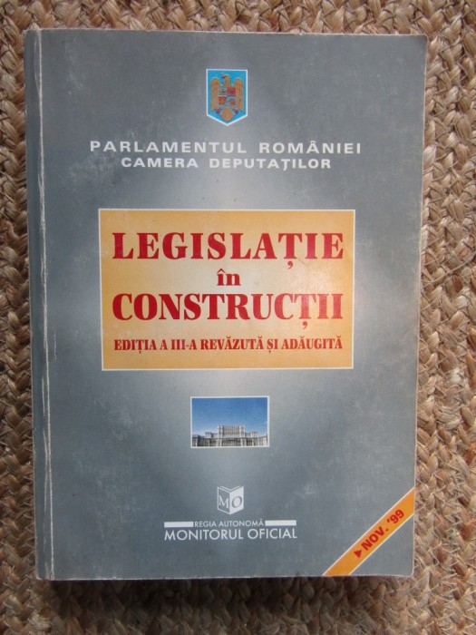LEGISLATIE IN CONSTRUCTII