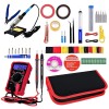 Kit Lipit Letcon 60W Temperatura Reglabila, Multimetru Digital, Accesorii, Trusa Completa Lipire Electronica
