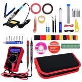 Kit Lipit Letcon 60W Temperatura Reglabila, Multimetru Digital, Accesorii, Trusa Completa Lipire Electronica