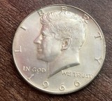 C50 - Moneda foarte veche - America - half dollar - 1966