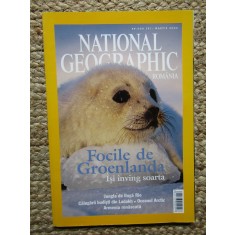 NATIONAL GEOGRAPHIC ROMANIA MARTIE 2004 FOCILE DE GROENLANDA