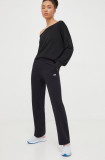 Dkny pantaloni de trening culoarea negru, neted