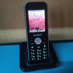 Telefon fix color cu SIM tecdesk