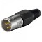 Mufa XLR tata 3 pini cu lipire Goobay