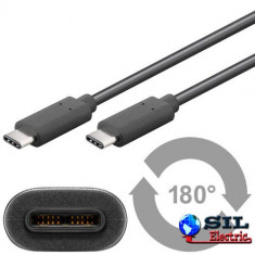 Cablu USB-C 3.1 tata - USB-C tata 1.0m foto