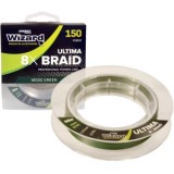 Fir Textil Wizard Ultima 8x Braid, Moss Green, 0.08mm, 6.85kg, 150m