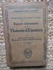 Expose elementaire de la theorie d&#039;Einstein - Jean Becquerel