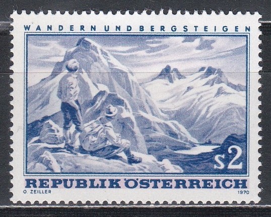 Austria 1970 - Drumeții și alpinism, MNH
