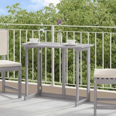 Masă de balcon pliabilă, 90x50x74 cm, lemn masiv de acacia