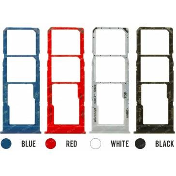 Suport Dual SIM Samsung Galaxy A12 A125F Albastru Service Pack foto