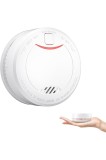 Detector de fum cu baterie de 10 ani - senzor fotoelectric, aprobat VDs și LPCB, certificat DIN EN 14604