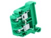 Conector &Icirc;mbinare Șine Verde 0,5-10mm2 2 Borne