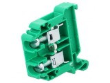 Conector &Icirc;mbinare Șine Verde 0,5-10mm2 2 Borne