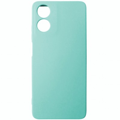 Husa silicon TPU Matte turcoaz deschis pentru Motorola Moto G04, G04s, E14 foto