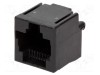 Conector RJ45 soclu drept 8 pini 8p8c THT TE Connectivity 16,51mm