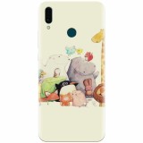Husa silicon pentru Huawei Y9 2019, Cute Cartoon Animals
