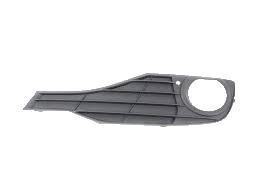 Grila bara fata Bmw Seria 3 (F30/F31), 01.2012-12.2019 (fara model GT), partea Stanga, 51117255365, 20D127-3 cu locas pentru proiectoare, scurt, part foto