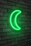 Decoratiune luminoasa LED, Crescent, Benzi flexibile de neon, DC 12 V, Verde, Neon Graph