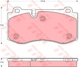 Set placute frana,frana disc MERCEDES E-CLASS (W211) (2002 - 2009) TRW GDB1667