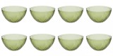 Set boluri, 8 piese, 4 l, Plastic, Verde