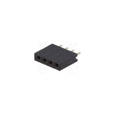 Conector 4 pini, seria {{Serie conector}}, pas pini 2,54mm, CONNFLY - DS1023-1*4S21