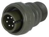 Conector circular Amphenol mufă pe cablu PIN 6 tată lipire MS/DS 13A