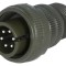 Conector circular Amphenol mufă pe cablu PIN 6 tată lipire MS/DS 13A