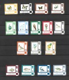 FLU 4 - FLUTURI + FAUNA - GIBRALTAR - SERIE NESTAMPILATA MNH