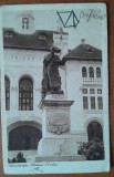 Carte postala, Constanta, Statuia Ovidiu, perioada interbelica